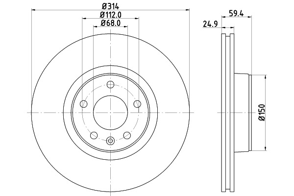 Przepływomierz powietrza (5 pin, moduł)  do Land Rovera, 8ET 358 095-631, HELLA w ofercie sklepu e-autoparts.pl 